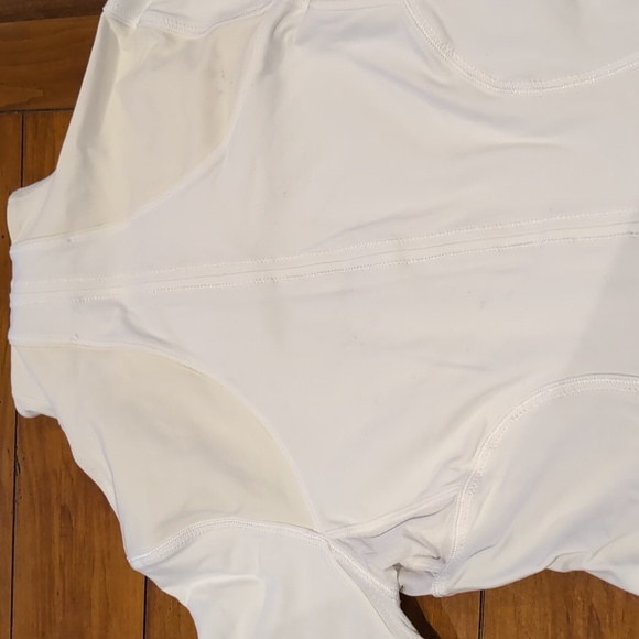 White Lululemon Size 6 Zipper Jacket - Picture 4 of 7